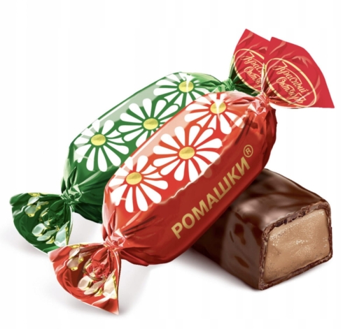 Cukierki fondantowe „Romaschki” 100g Krasnyj Oktjabr