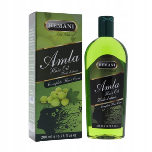 Olejek do włosów AMLA Hair Oil Green 200 ml NATURALNY