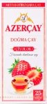 Herbata Czarna TRUSKAWKOWA ekspresowa Azercay 25 torebek