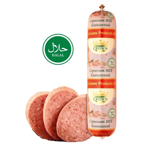 Salami Kiełbasa Wołowina Kurczak 650g HALAL SUPER SMAK