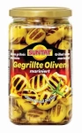 Oliwki Zielone grillowane bez pestek w zalewie z przyprawami 750g SUNTAT