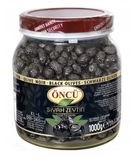 OLIWKI CZARNE  SUSZONE XL-L 1KG ONCU TURECKIE