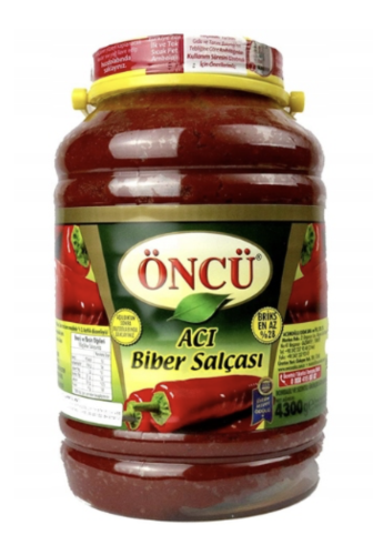 Pasta paprykowa ostra  ACI BIBER Biber ONCU 4.3kg