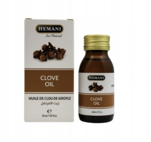 Olejek Goździkowy NATURALNY 30ml Hemani