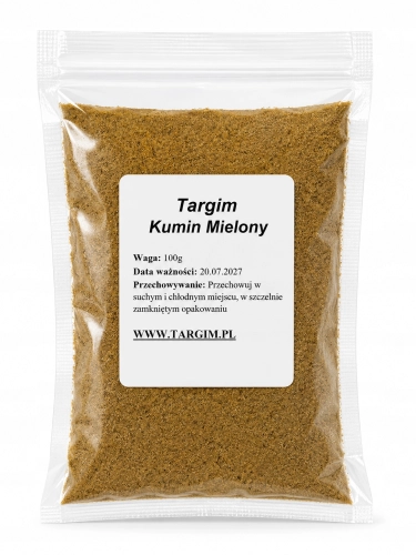 Kmin Mielony Kminek Rzymski 100g Targim do mięs , sosów aromatyczna