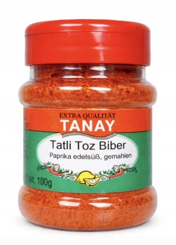 Papryka słodka mielona TANAY 100g przyprawa Tatli Toz Biber