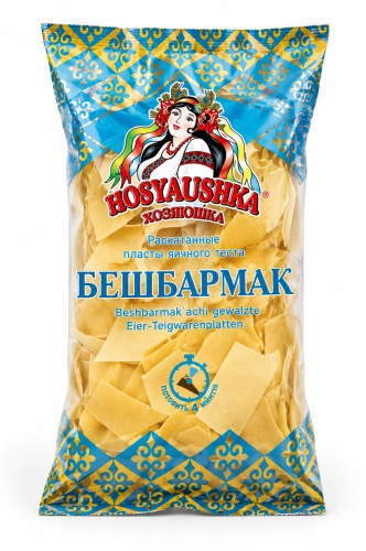 Makaron prawdziwy jajeczny Beshbarmak 500g Hosyaushka Gruby