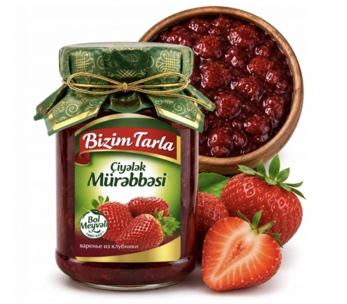Konfitura z Truskawek 400g BIZIM TARLA 