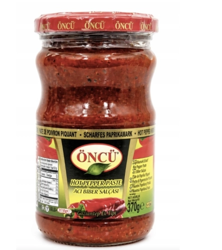 Pasta Paprykowa Ostra Oncu 370g Hot Pepper Paste Aci Biber