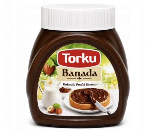 Krem czekoladowo-orzechowy BANADA 700g TORKU Turcja