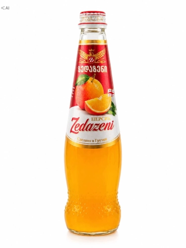 Lemoniada Gruzińska POMARAŃCZA Zedazeni 500 ml szkło GRUZJA